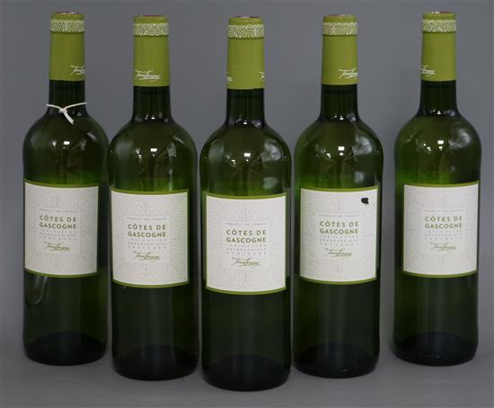 Five bottles of Cotes De Gascogne